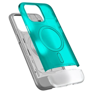 Противоударный чехол Spigen Classic C1 (MagFit) Bondi Blue для iPhone 15 Pro Max - Фото 3