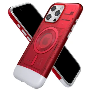 Протиударний чохол Spigen Classic C1 (MagFit) Ruby для iPhone 15 Pro - Фото 2
