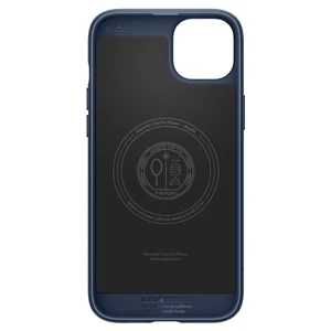 Защитный чехол с MagSafe Spigen Mag Armor (MagFit) Navy Blue для iPhone 15 - Фото 6
