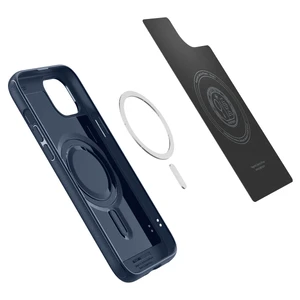 Захисний чохол з MagSafe Spigen Mag Armor (MagFit) Navy Blue для iPhone 15 Plus - Фото 3