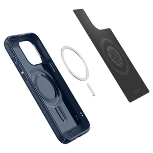Защитный чехол с MagSafe Spigen Mag Armor (MagFit) Navy Blue для iPhone 15 Pro Max - Фото 3