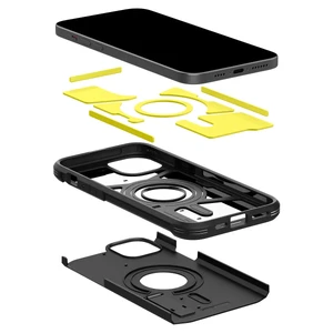 Протиударний чохол з підставкою Spigen Tough Armor (MagFit) Black для iPhone 15 Plus - Фото 4