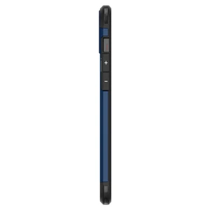 Противоударный чехол с подставкой Spigen Tough Armor (MagFit) Navy Blue для iPhone 15 - Фото 10