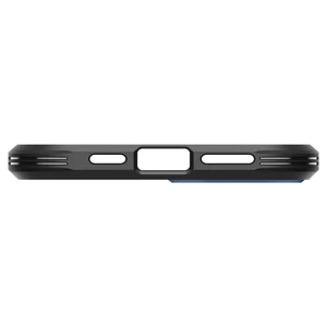 Противоударный чехол с подставкой Spigen Tough Armor (MagFit) Navy Blue для iPhone 15 - Фото 11