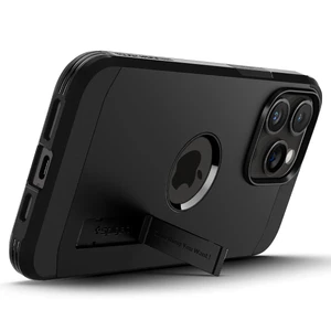 Противоударный чехол с подставкой Spigen Tough Armor (MagFit) Black для iPhone 15 Pro - Фото 3