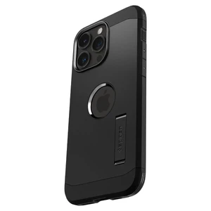 Противоударный чехол с подставкой Spigen Tough Armor (MagFit) Black для iPhone 15 Pro - Фото 7