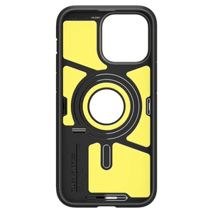 Противоударный чехол с подставкой Spigen Tough Armor (MagFit) Gunmetal для iPhone 15 Pro Max - Фото 9