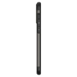 Противоударный чехол с подставкой Spigen Tough Armor (MagFit) Gunmetal для iPhone 15 Pro Max - Фото 11