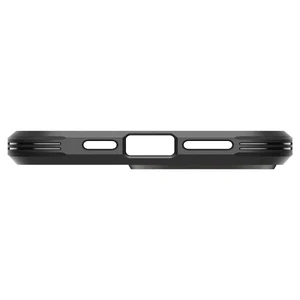 Противоударный чехол с подставкой Spigen Tough Armor (MagFit) Gunmetal для iPhone 15 Pro Max - Фото 12