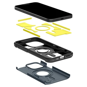 Протиударний чохол з підставкою Spigen Tough Armor (MagFit) Metal Slate для iPhone 15 Pro Max - Фото 4
