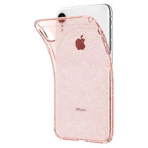 Захисний чохол Spigen Liquid Crystal Glitter Rose Quartz для iPhone XR - Фото 2