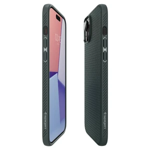 Защитный чехол Spigen Liquid Air Abyss Green для iPhone 15 - Фото 2