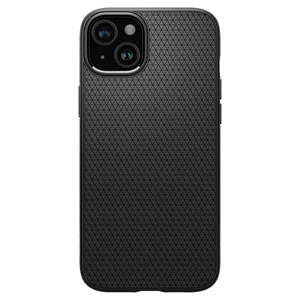 Защитный чехол Spigen Liquid Air Matte Black для iPhone 15 Plus - Фото 6