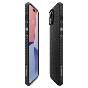 Защитный чехол Spigen Liquid Air Matte Black для iPhone 15 Plus - Фото 2