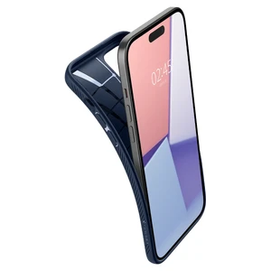 Защитный чехол Spigen Liquid Air Navy Blue для iPhone 15 - Фото 4