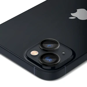 Защитное стекло на камеру Spigen Optik Pro Black для iPhone 15 | 15 Plus | 14 | 14 Plus (2 шт.) - Фото 6