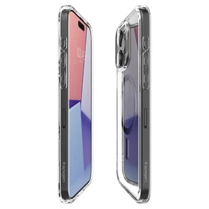 Прозрачный чехол с MagSafe Spigen Ultra Hybrid (MagFit) Carbon Fiber для iPhone 15 Pro - Фото 3