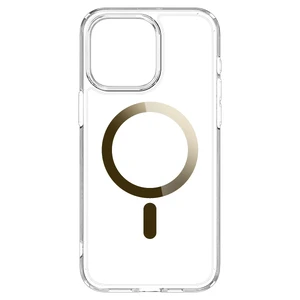 Прозрачный чехол с MagSafe Spigen Ultra Hybrid (MagFit) Gold для iPhone 15 Pro - Фото 5