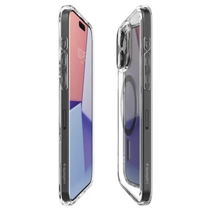Прозорий чохол з MagSafe Spigen Ultra Hybrid (MagFit) Graphite для iPhone 15 Pro - Фото 3