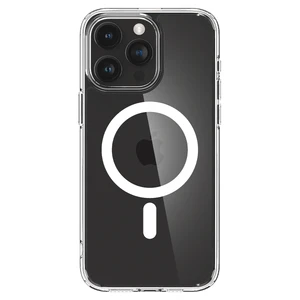 Прозрачный чехол с MagSafe Spigen Ultra Hybrid (MagFit) White для iPhone 15 Pro - Фото 5