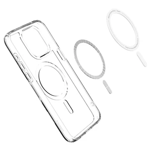 Прозрачный чехол с MagSafe Spigen Ultra Hybrid (MagFit) White для iPhone 15 Pro - Фото 4