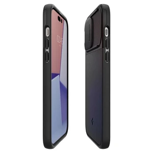 Силиконовый чехол Spigen Optik Armor (MagFit) Case Black для iPhone 14 Pro - Фото 4