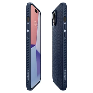 Защитный чехол Spigen Liquid Air Navy Blue для iPhone 15 Plus - Фото 2