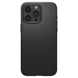 Защитный чехол Spigen Liquid Air Matte Black для iPhone 15 Pro Max - Фото 6