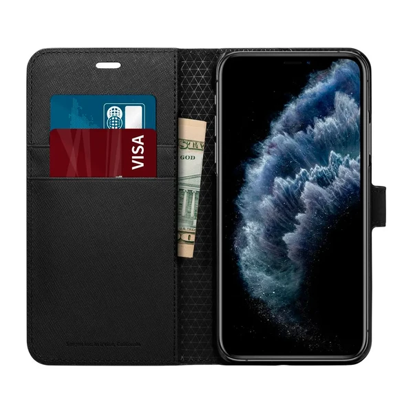 Чохол-книжка Spigen Wallet S Black для iPhone 11 Pro
