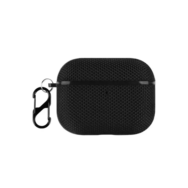 Чохол з карабіном iLoungeMax Nylon Case Black для AirPods Pro 3 у Миколаєві