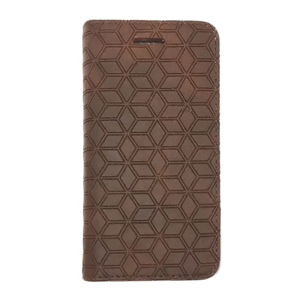 Шкіряний чохол iLoungeMax Diamond Grid Brown для iPhone 6 Plus | 6s Plus в Запоріжжі