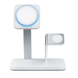 Док-станция 3-in-1 ESR GaN Charging Station с MagSafe + CryoBoost охлаждением 25W для iPhone | AirPods | Apple Watch + EU адаптер - Фото 3