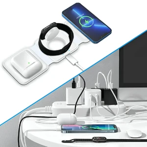 Складная портативная док-станция 3-в-1 для iPhone, Apple Watch, AirPods с быстрой зарядкой 15W | iLoungeMax MagSafe Foldable - Фото 11