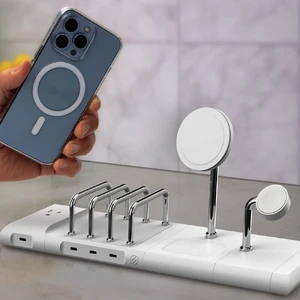 Док-станція MagSafe 2-in-1 Scosche BaseLynx 2.0 Pro Kit для iPhone | AirPods | Apple Watch | iPad - Фото 5