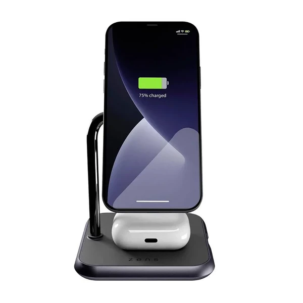 Док-станція MagSafe Zens 3-в-1 Magnetic Wireless Charger 15W для iPhone | AirPods | Apple Watch