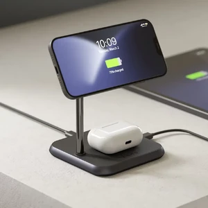 Док-станція MagSafe Zens 3-в-1 Magnetic Wireless Charger 15W для iPhone | AirPods | Apple Watch - Фото 5