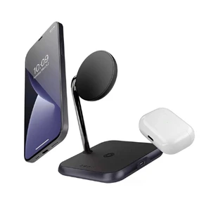 Док-станція MagSafe Zens 3-в-1 Magnetic Wireless Charger 15W для iPhone | AirPods | Apple Watch - Фото 2