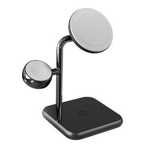 Док-станція Zens 4-в-1 MagSafe + Watch Black для iPhone | AirPods | Apple Watch, 18W, з адаптером живлення - Фото 4
