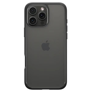 Прозрачный черный чехол Spigen Crystal Hybrid для iPhone 16 Pro Max - Фото 9