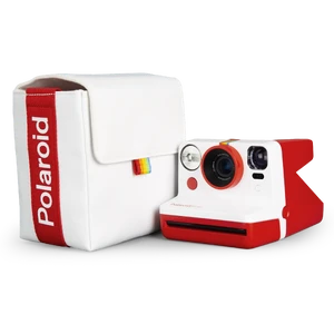 Сумка для фотокамери моментального друку Polaroid Now White/Red - Фото 3