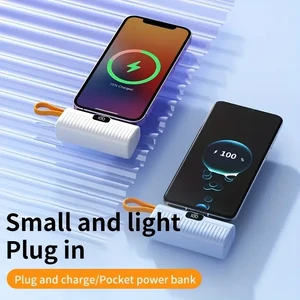 Портативное зарядное устройство (павербанк) iLoungeMax BYGP Mini Portable Charger Type-C White 5000mAh - Фото 3