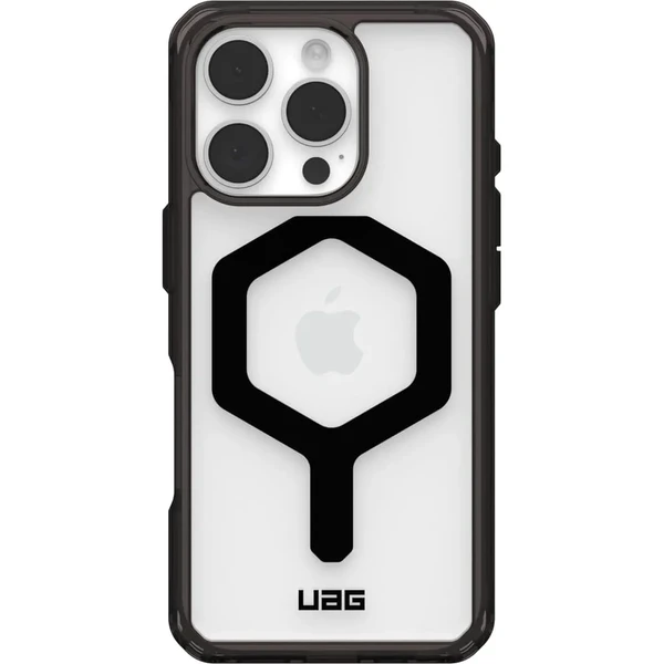 Прозорий чорний чохол Urban Armor Gear Plyo Mag для iPhone 16 Pro