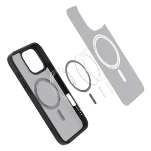 Полупрозрачный черный чехол Spigen Ultra Hybrid Mag для iPhone 16 Pro Max - Фото 4