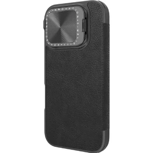 Черный чехол с защитой камеры Nillkin Qin для iPhone 16 Pro Max - Фото 4