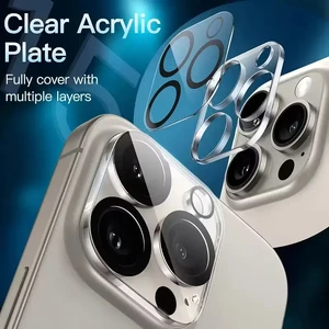 Защитное стекло на камеру iLoungeMax Camera Protective Tempered Glass для iPhone 16 - Фото 4