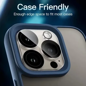 Защитное стекло на камеру iLoungeMax Camera Protective Tempered Glass для iPhone 16 - Фото 5