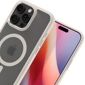 Бежевий напівпрозорий чохол Spigen Ultra Hybrid Mag для iPhone 16 Pro Max - Фото 7