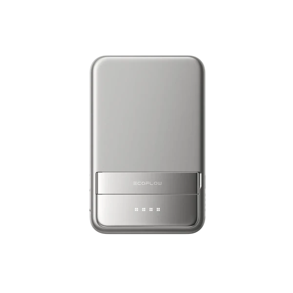 Портативний зарядний пристрій EcoFlow RAPID 5000mAh Silver Qi2 з підставкою та USB-C