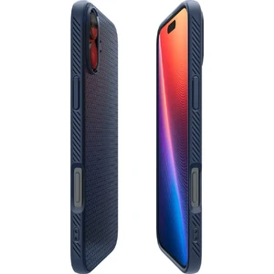 Синій чохол Spigen Liquid Air для iPhone 16 - Фото 6