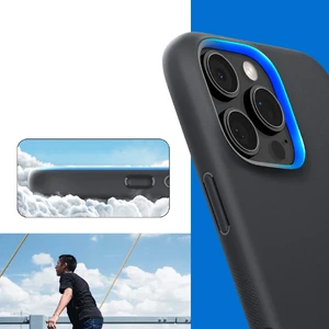 Черно-серый чехол Spigen Caseology Nano Pop Mag для iPhone 16 Pro - Фото 11